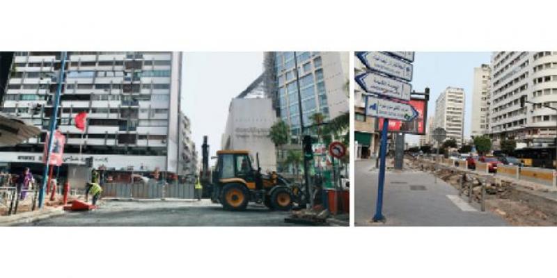 Casablanca: Endless road works